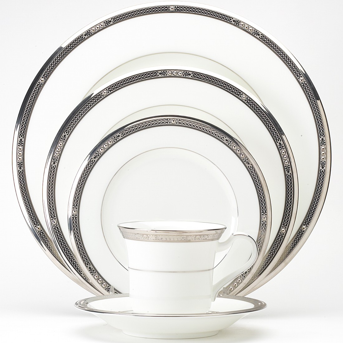 Chatelaine Platinum - Luxury Designer Dinnerware & Tableware Sets in ...